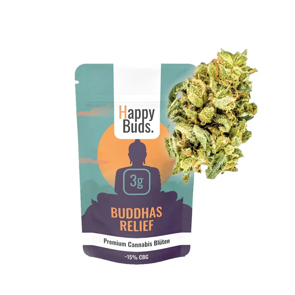 Happy Buds Buddha’s Relief CBG Blüten - 3g