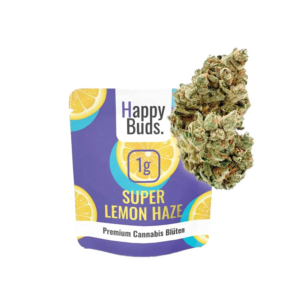 Happy Buds Super Lemon Haze CBD Blüten - 1g