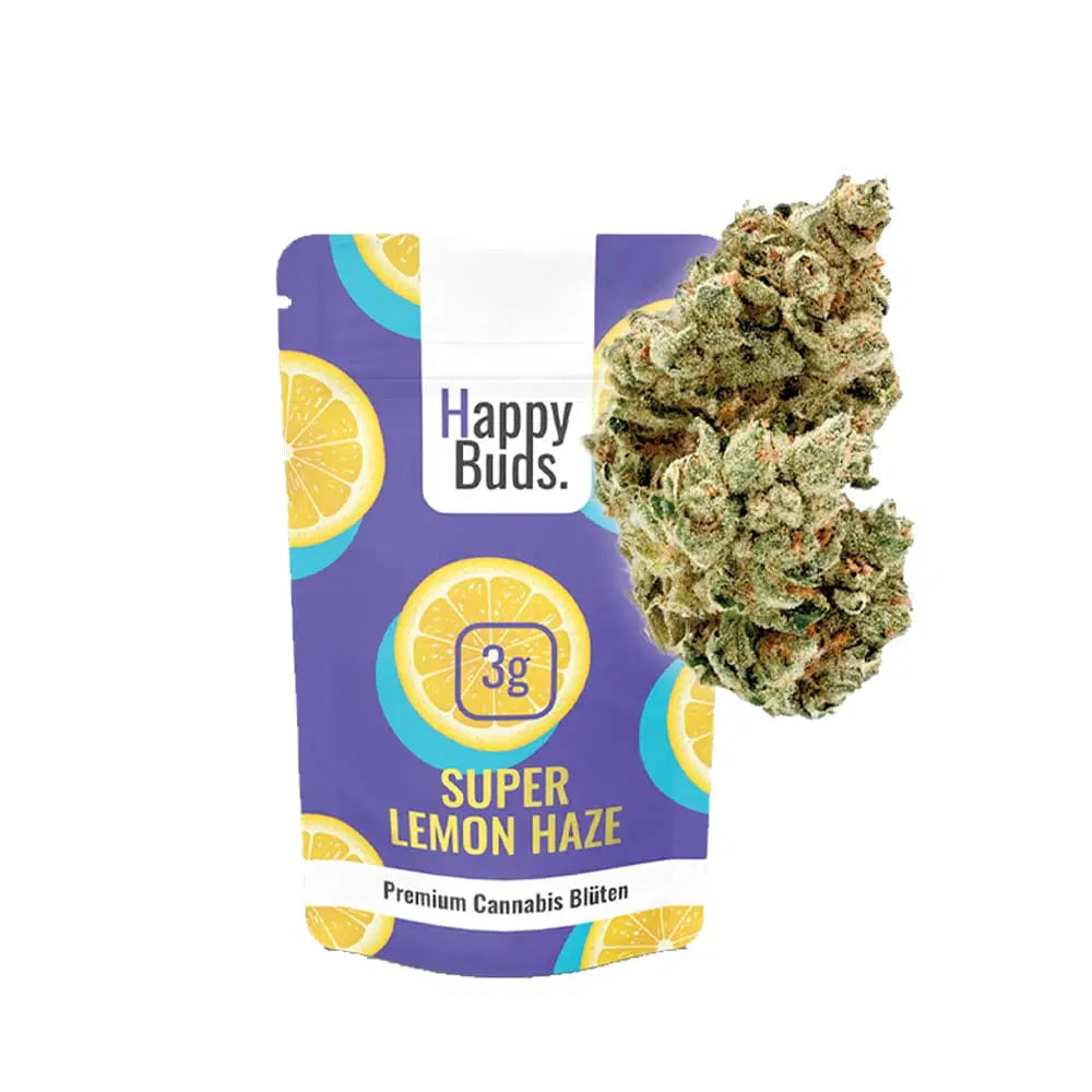 Happy Buds Super Lemon Haze CBD Blüten - 3g