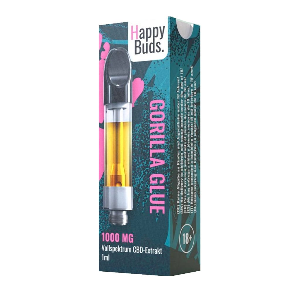 Happy Buds CBD E-Liquid Extraktkartusche - Gorilla Glue