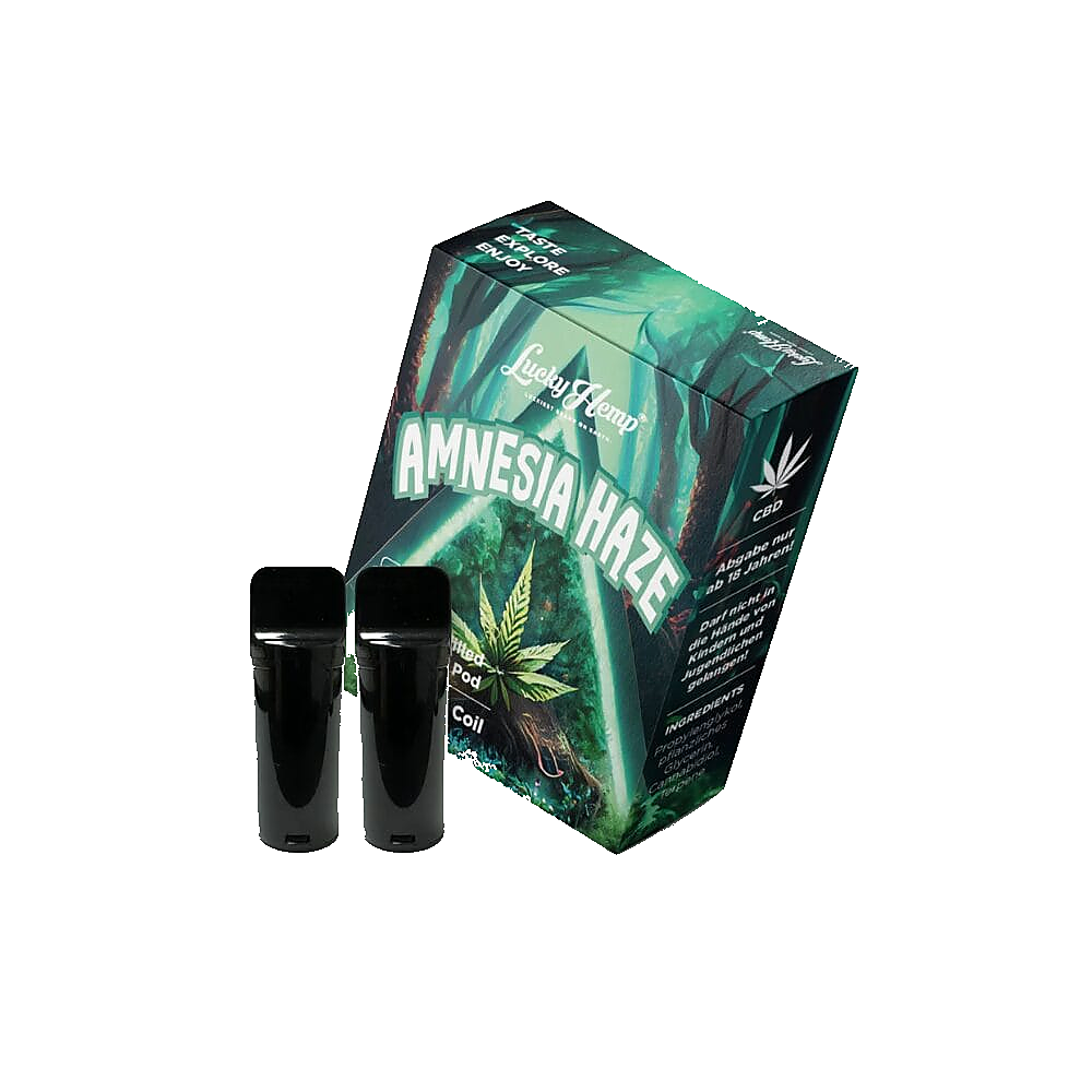 Lucky Hemp Amnesia Haze CBD Vape Pods - 120 mg CBD