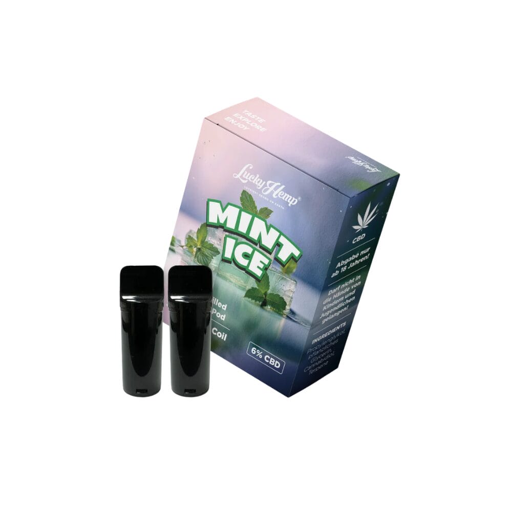 Lucky Hemp Mint Ice CBD Vape Pods - 120 mg CBD