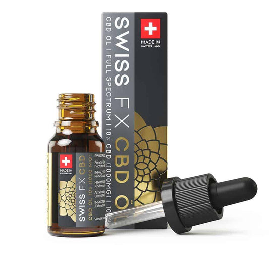SWISS FX Vollspektrum CBD Öl 10% - 10 ml