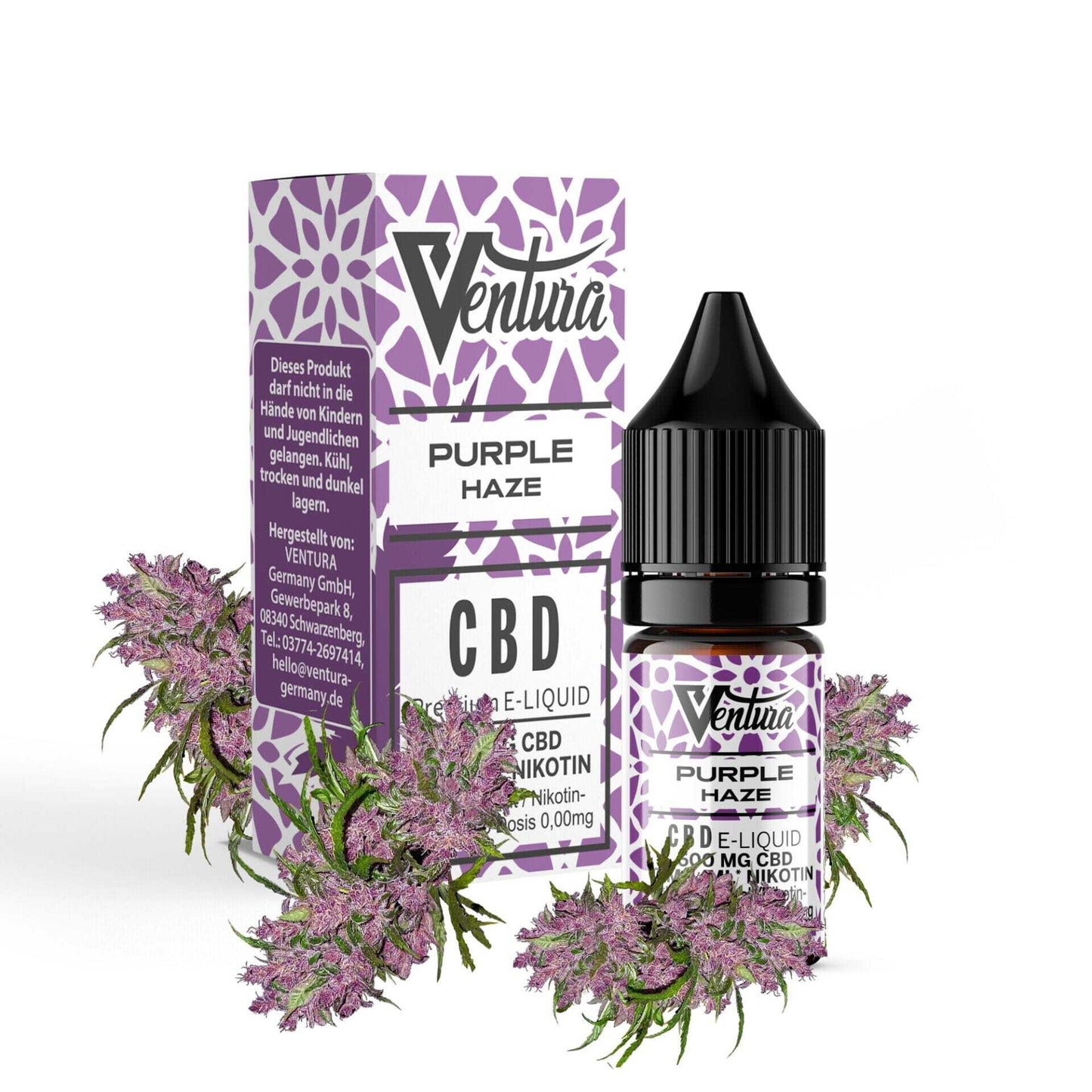 Ventura CBD E-Liquid Purple Haze - 600 mg CBD