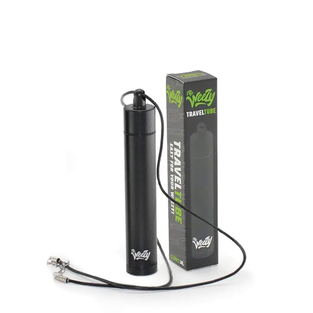 Weezy Travel Tube aus Alumium - SCHWARZ