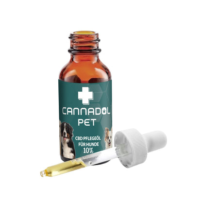 Cannadol Pet - Premium CBD Pflegeöl für Hunde 10% - 10 ml