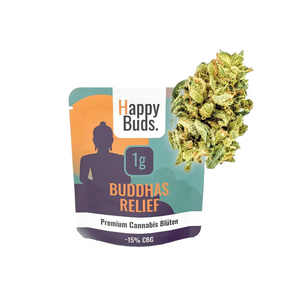 Happy Buds Buddhas Relief CBG Blüten - 1g