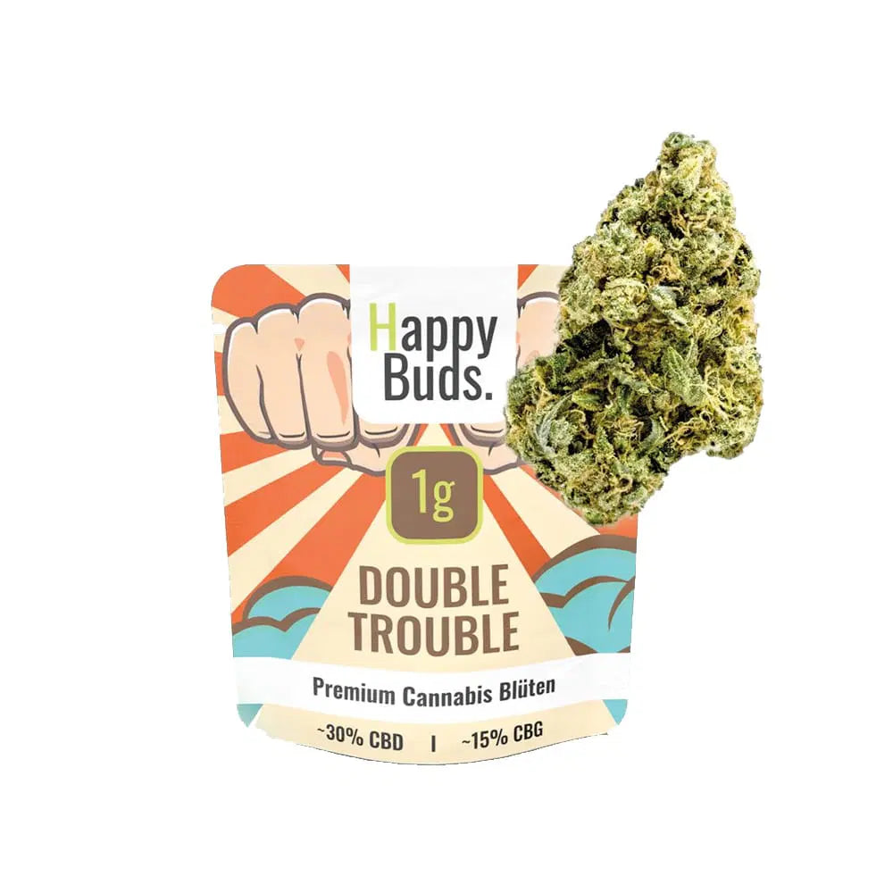 Happy Buds Double Trouble CBD Blüten - 1g