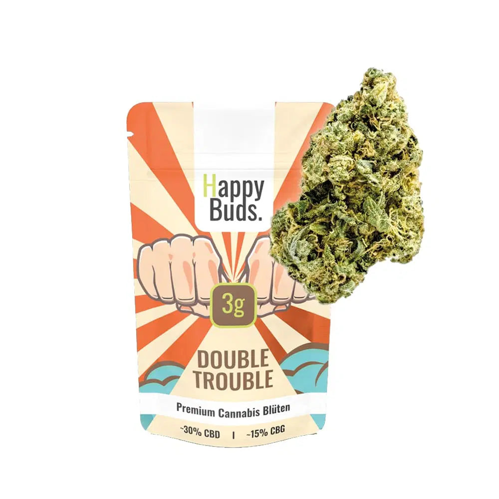 Happy Buds Double Trouble CBD Blüten - 3g