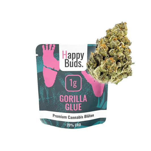 Happy Buds Gorilla Glue CBD Blüten - 1g