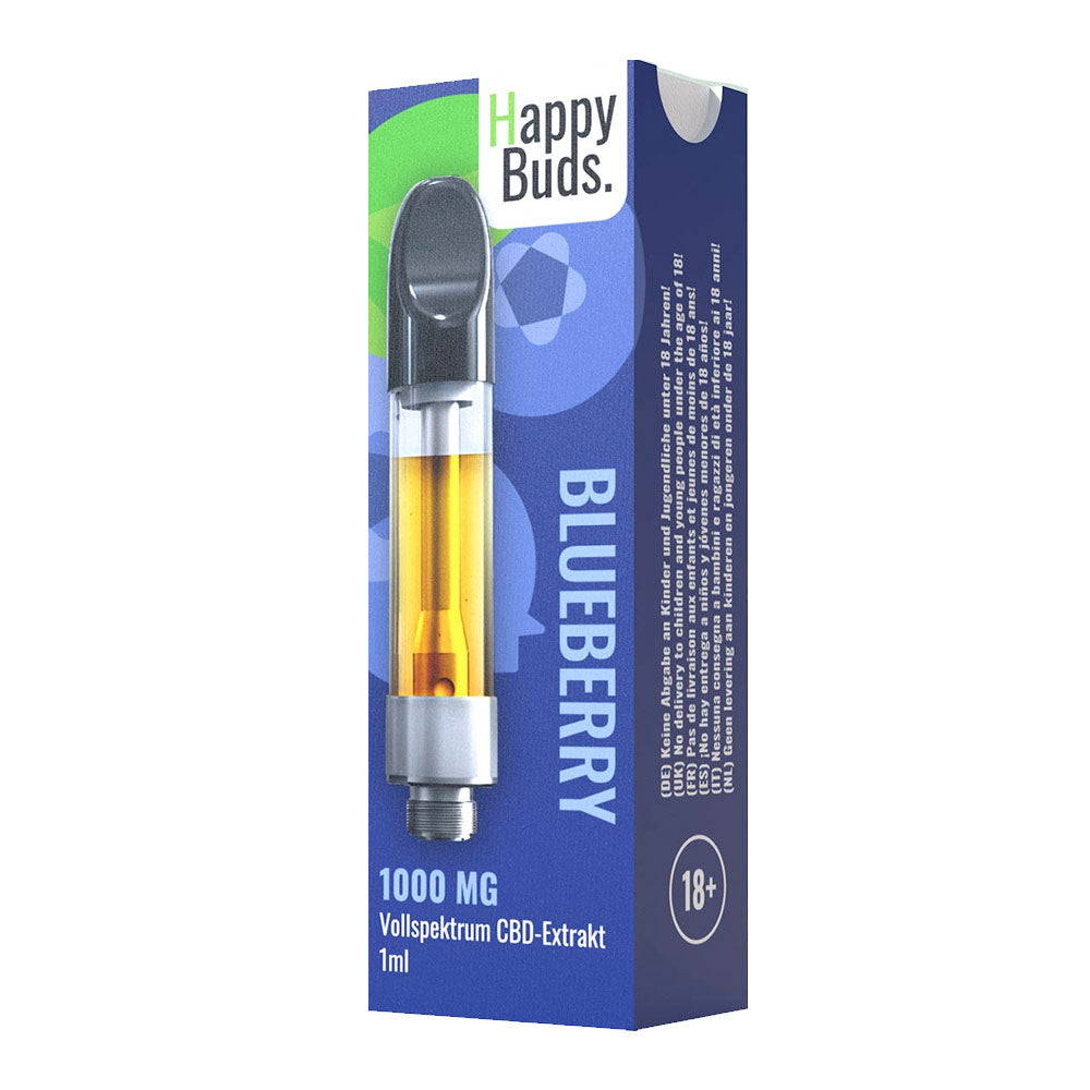 Happy Buds CBD E-Liquid Extraktkartusche - Bluberry