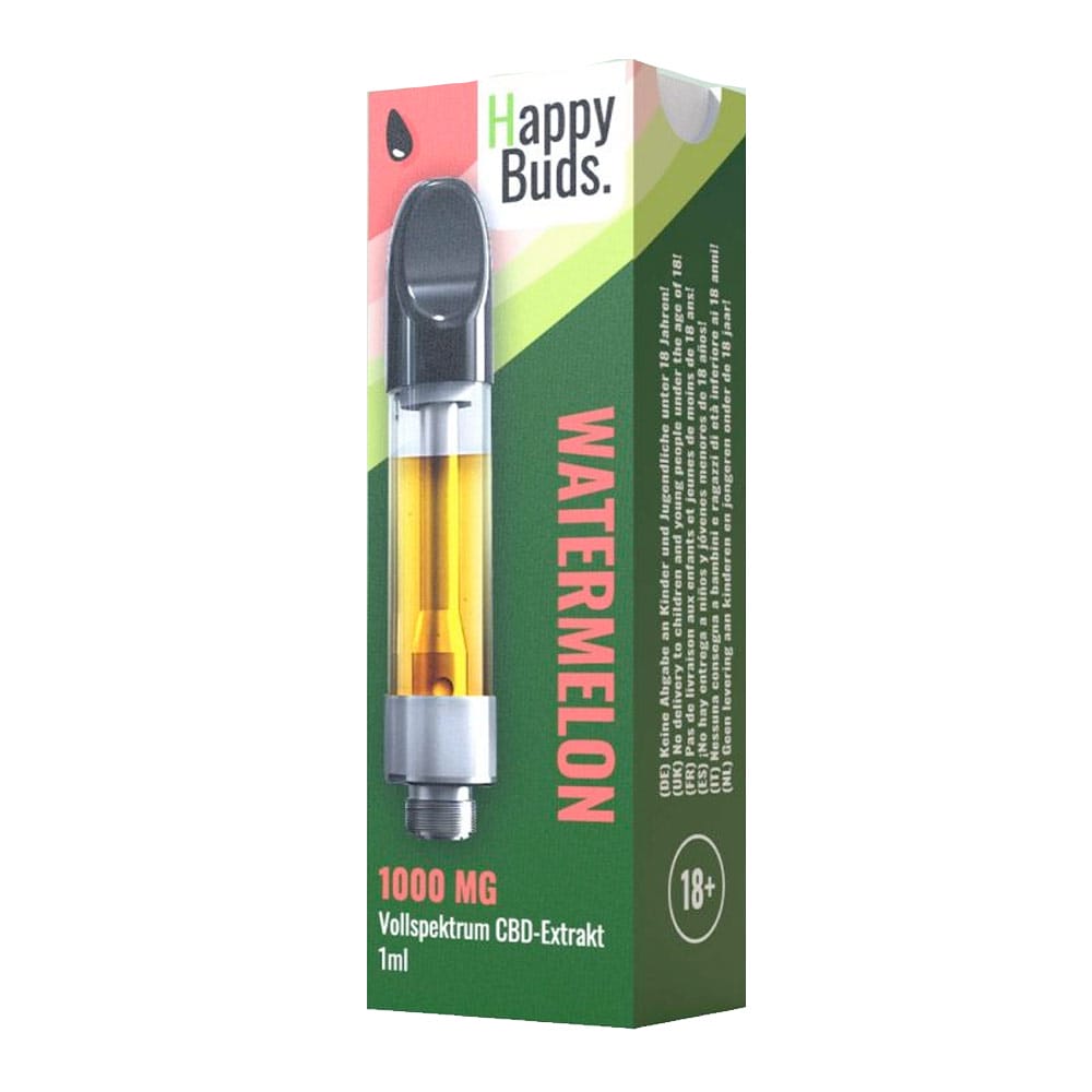 Happy Buds CBD E-Liquid Extraktkartusche - Watermelon