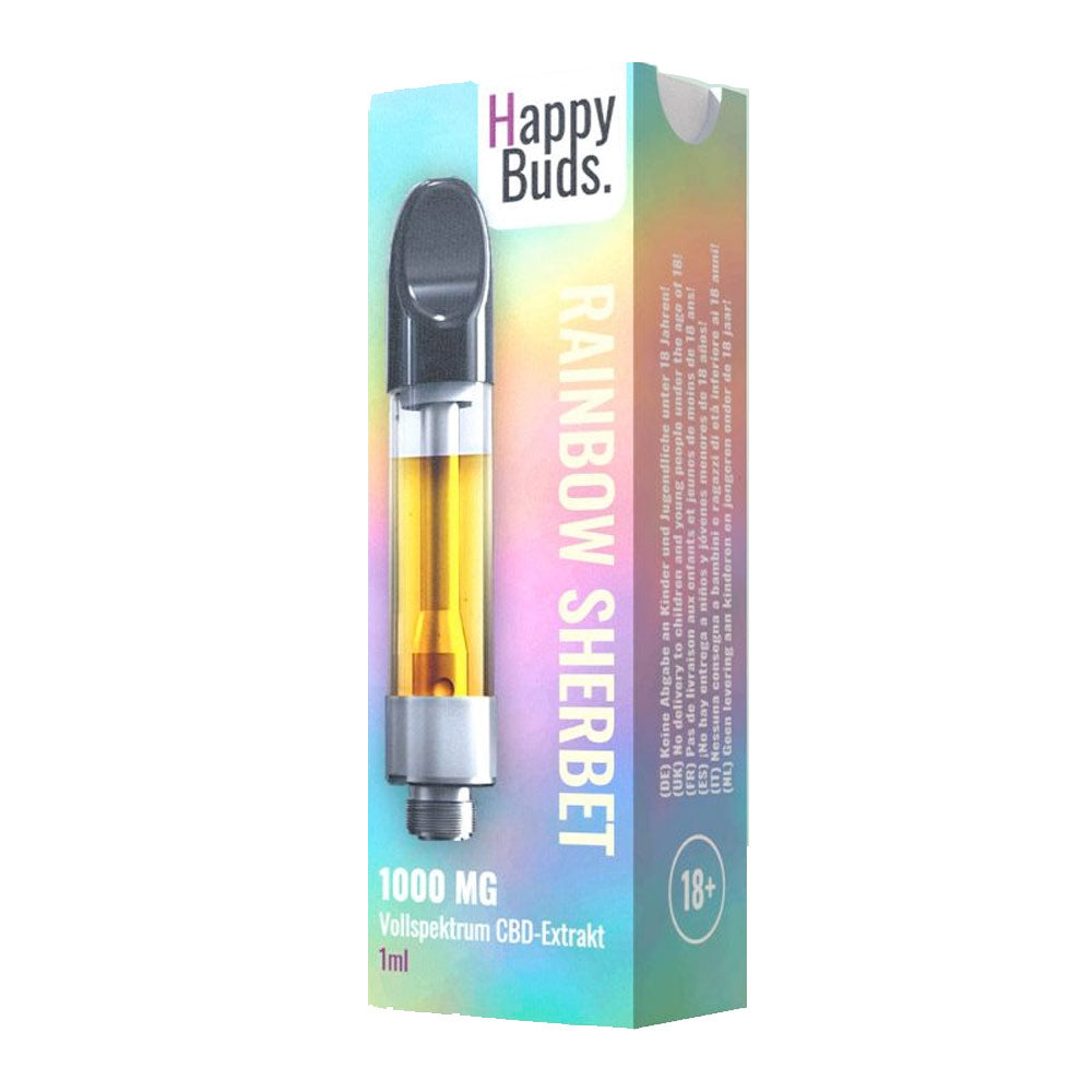 Happy Buds CBD E-Liquid Extraktkartusche - Rainbow Sherbet
