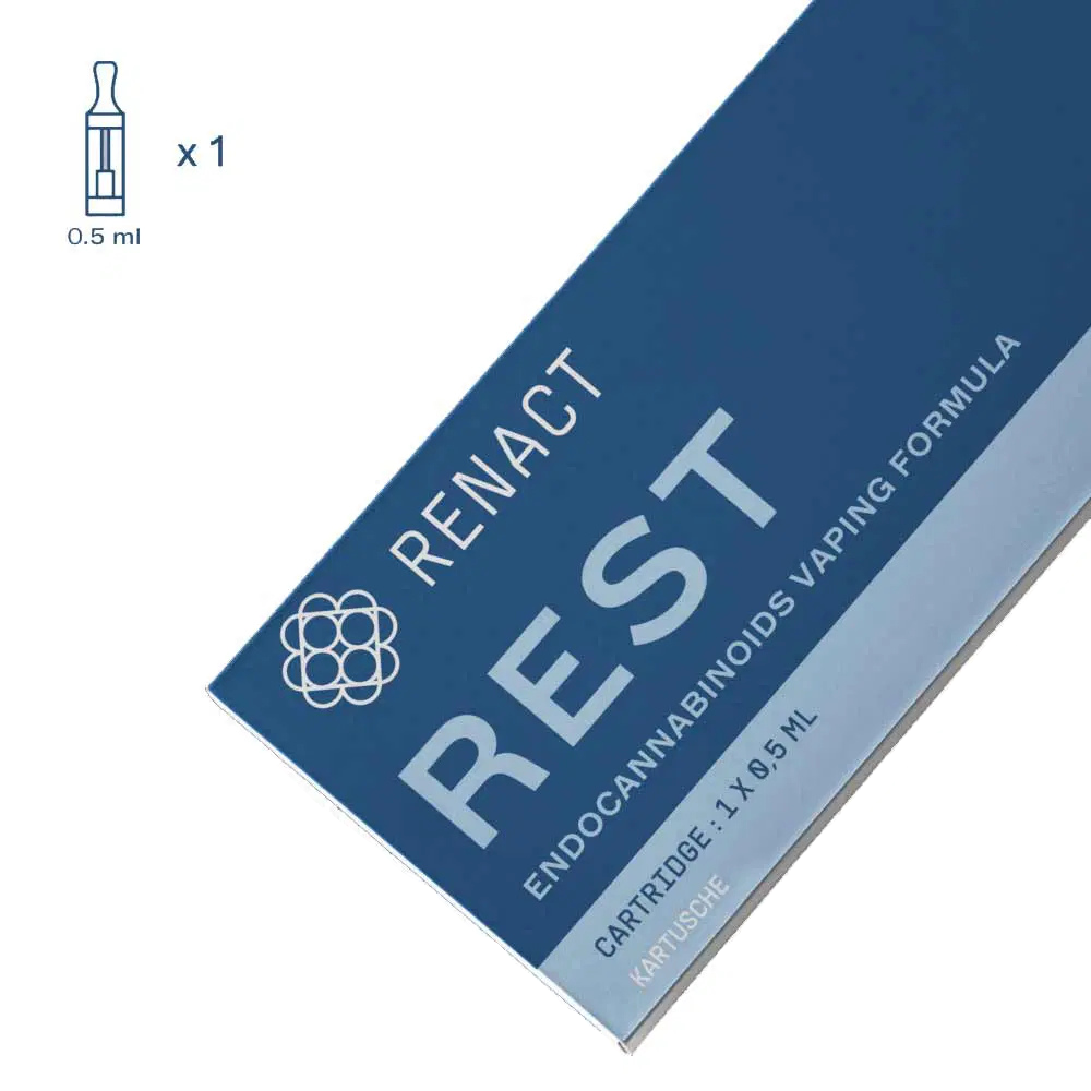 Renact REST CBD Vape Kartusche – Für Entspannung & Schlafförderung