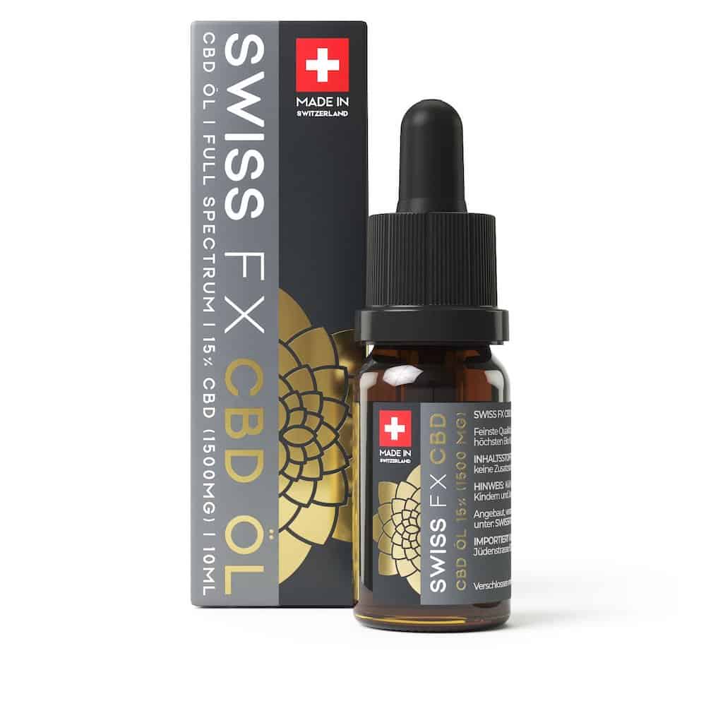 SWISS FX Vollspektrum CBD Öl 15% - 10 ml