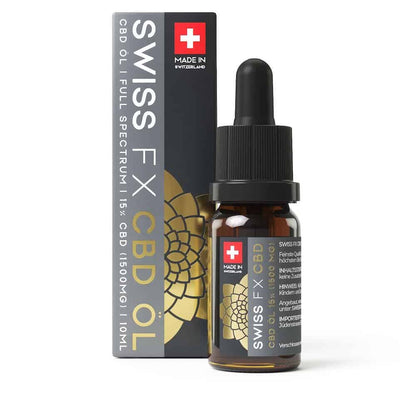SWISS FX Vollspektrum CBD Öl 15% - 10 ml