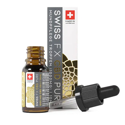 SWISS FX PURE CBD Öl 10% THC Frei - 10 ml