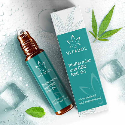 Vitadol CBD Kopf & Nacken Roll-On mit Pfefferminz - 10 ml