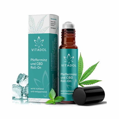 Vitadol CBD Kopf & Nacken Roll-On mit Pfefferminz - 10 ml