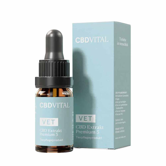 CBD Vital VET CBD Öl für kleine Haustiere 5% - 10 ml