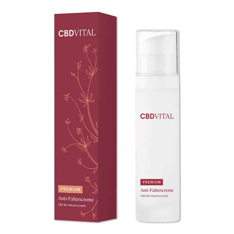 CBD Vital Premium Anti Falten Creme (125 mg CBD) - 50 ml