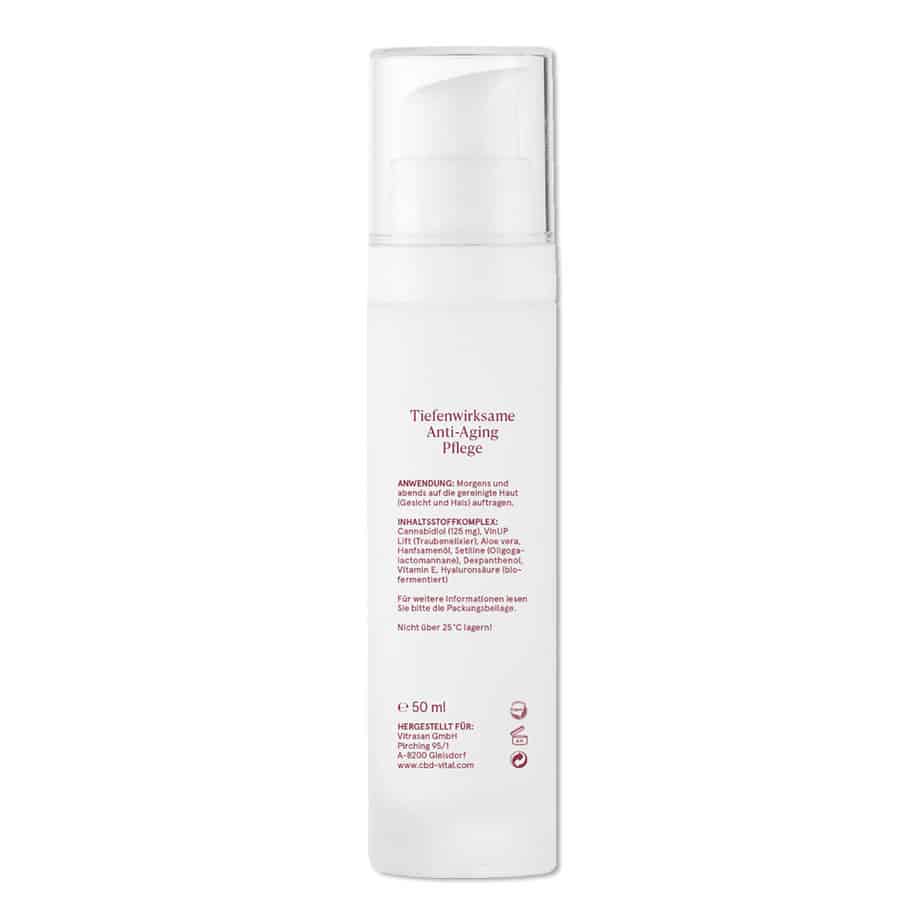 CBD Vital Premium Anti Falten Creme (125 mg CBD) - 50 ml