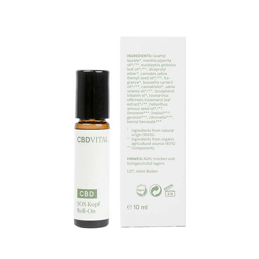 CBD VITAL SOS CBD Kopf Roll-On - 10 ml