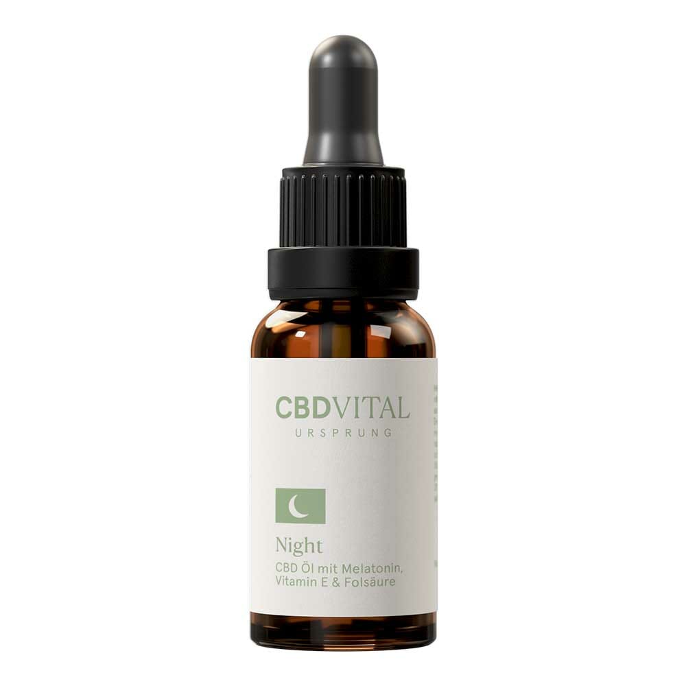 CBD Vital Ursprung Night - CBD Öl mit Melatonin 2,5% - 20 ml