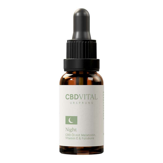 CBD Vital Ursprung Night - CBD Öl mit Melatonin 2,5% - 20 ml