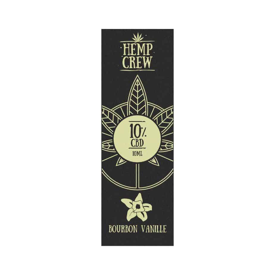 Hemp Crew CBD Öl 10% Bourbon Vanille - 10 ml
