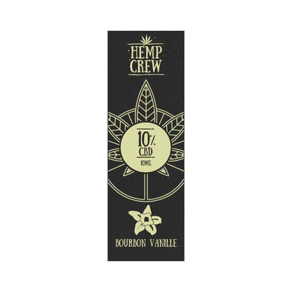 Hemp Crew CBD Öl 10% Bourbon Vanille - 10 ml