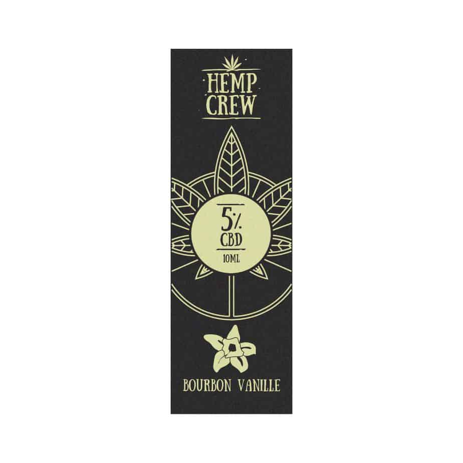 Hemp Crew CBD Öl 5% Bourbon Vanille - 10 ml