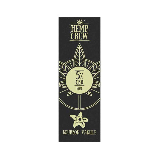 Hemp Crew CBD Öl 5% Bourbon Vanille - 10 ml