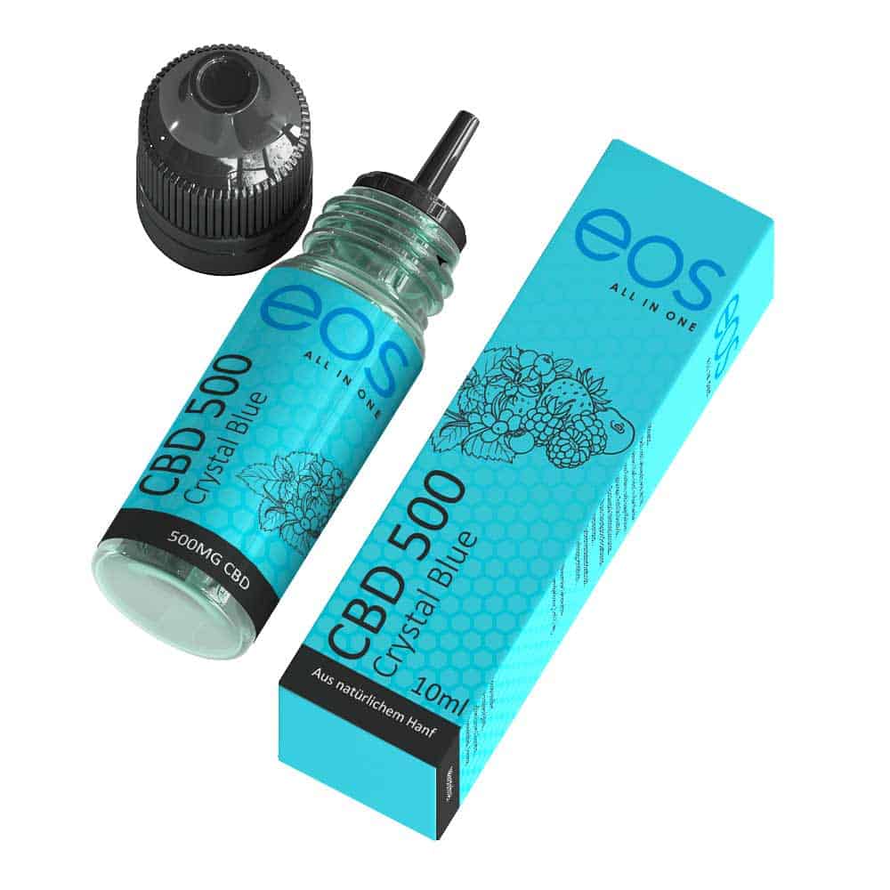 eos CBD E-Liquid Crystal Blue – 500 mg CBD