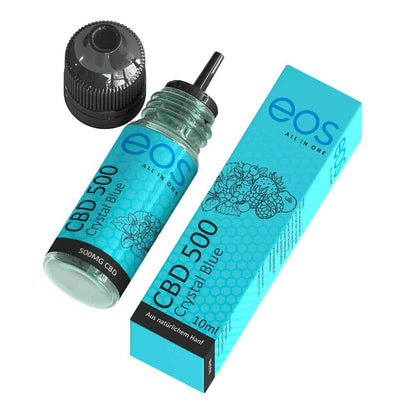 eos CBD E-Liquid Crystal Blue – 500 mg CBD